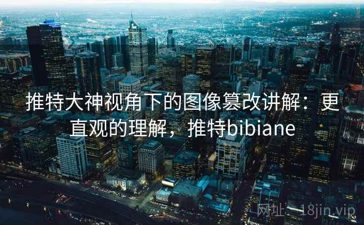 推特大神视角下的图像篡改讲解：更直观的理解，推特bibiane
