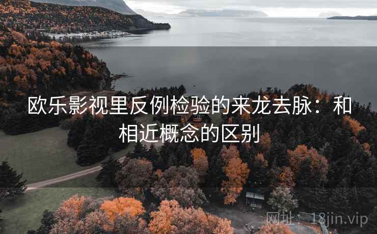 欧乐影视里反例检验的来龙去脉:和相近概念的区别 欧乐影视里反例检验的来龙去脉:和相近概念的区别