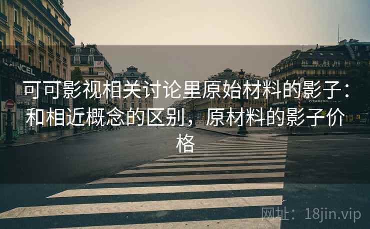可可影视相关讨论里原始材料的影子：和相近概念的区别，原材料的影子价格